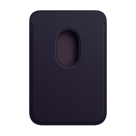 Кардхолдер Leather Wallet with Magsafe для Apple iPhone искусственная кожа, "чернила" - 2