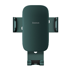 Автомобильный держатель Baseus Metal Age2 Gravity Car Mount (зажим) (Уценка) зелёный