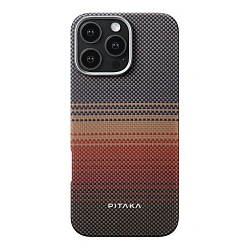 Клип-кейс (накладка) Pitaka Military-Grade Protective Case для Apple iPhone 16 Pro (Уценка) "закат"