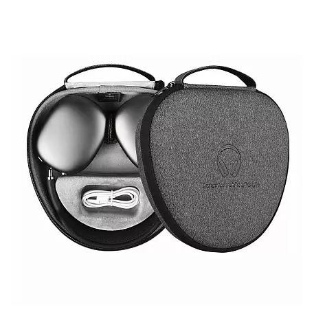 Чехол WIWU Ultrathin Smart Case для Apple AirPods Max текстиль, серый - 2