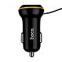 Автомобильное зарядное устройство + кабель Micro Hoco Z14 18 Вт, чёрный - 1