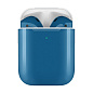 Беспроводные наушники Apple AirPods 2 с зарядным футляром синий