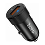 Автомобильное зарядное устройство + кабель Micro Hoco Z32A 18 Вт, чёрный - 1