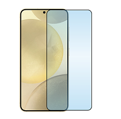 Защитное стекло 3D Premium для Samsung Galaxy S24 / S25, черная рамка