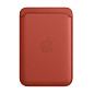Кардхолдер Leather Wallet with Magsafe для Apple iPhone искусственная кожа, красный