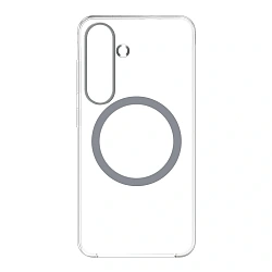Клип-кейс (накладка) Samsung Clear Magnet Case для Samsung Galaxy S25 (Уценка) прозрачный