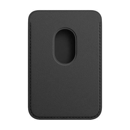 Кардхолдер Leather Wallet with Magsafe для Apple iPhone искусственная кожа, чёрный - 2